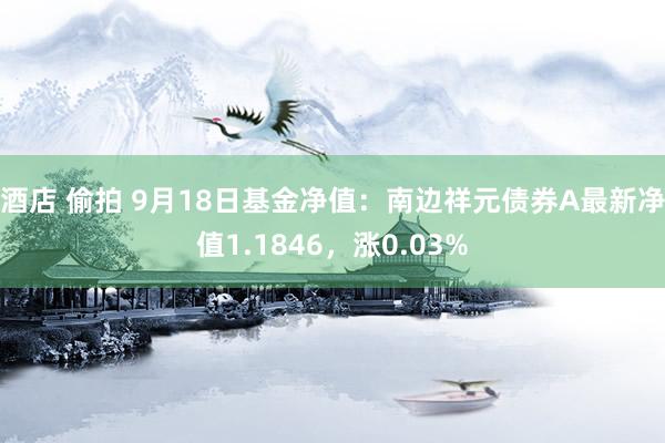 酒店 偷拍 9月18日基金净值：南边祥元债券A最新净值1.1846，涨0.03%