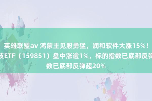 英雄联盟av 鸿蒙主见股勇猛，润和软件大涨15%！金融科技ETF（159851）盘中涨逾1%，标的指数已底部反弹超20%