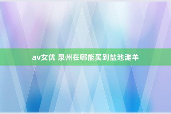 av女优 泉州在哪能买到盐池滩羊