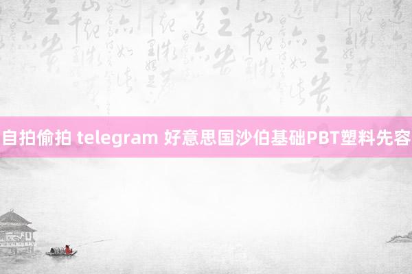 自拍偷拍 telegram 好意思国沙伯基础PBT塑料先容